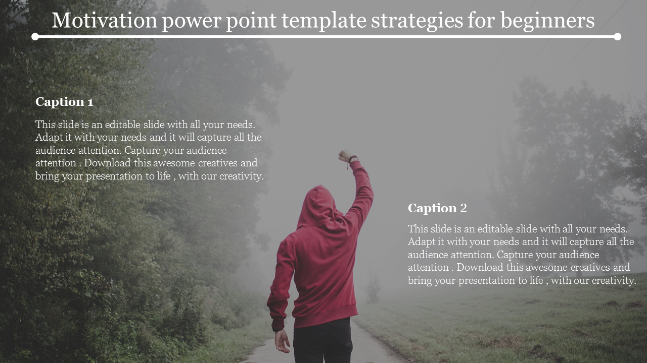 motivation powerpoint template-Motivation power point template-strategies for beginners